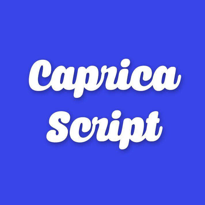 Caprica Script Carattere