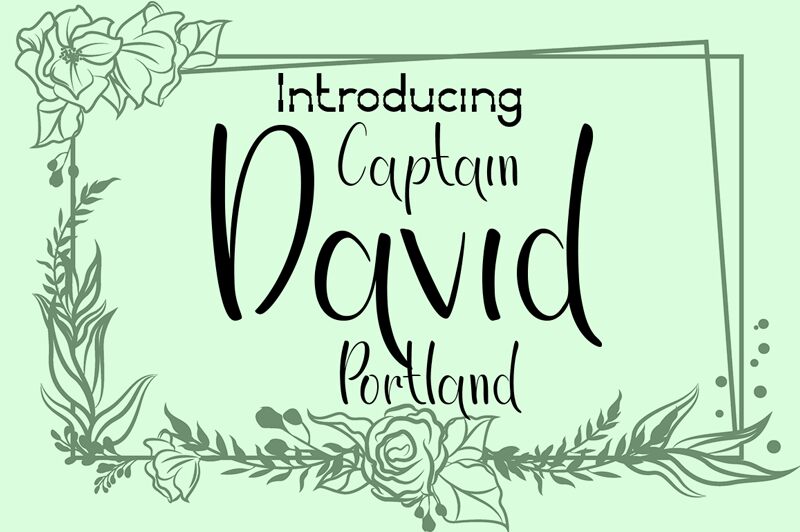 Captain David Portland Schriftart