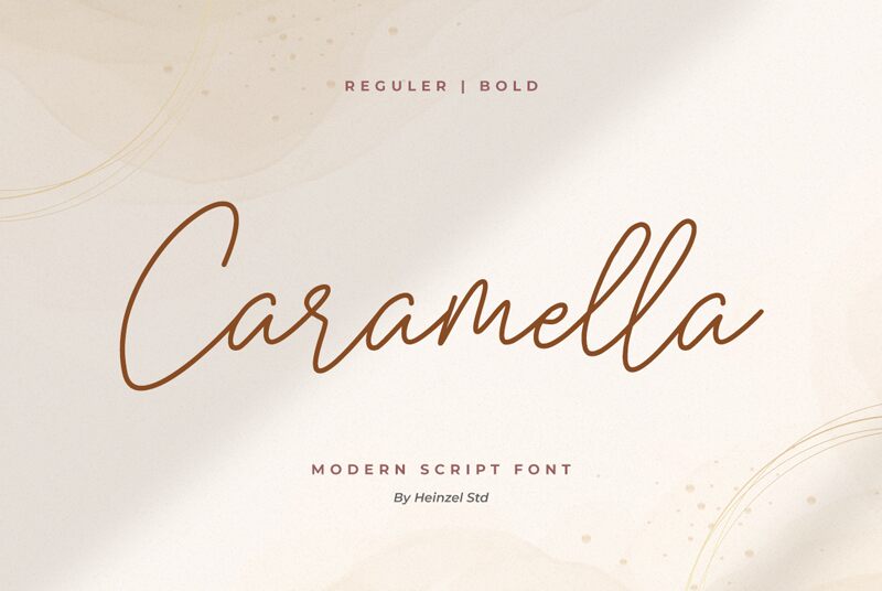 Caramella Schriftart
