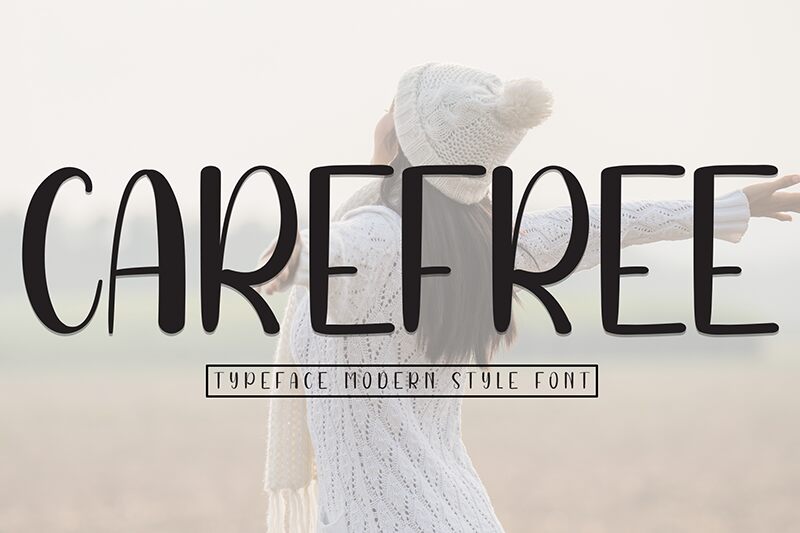 Carefree الخط