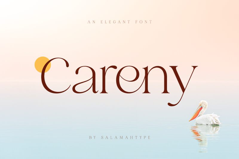 Careny Schriftart