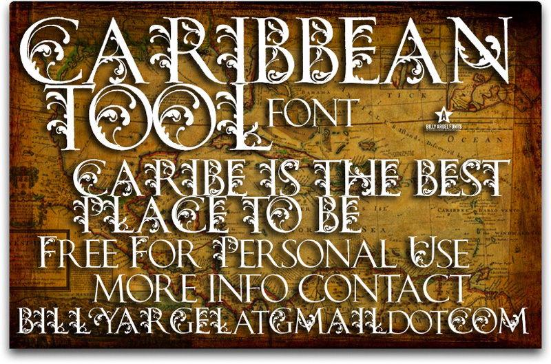 CARIBBEAN TOOL Czcionka
