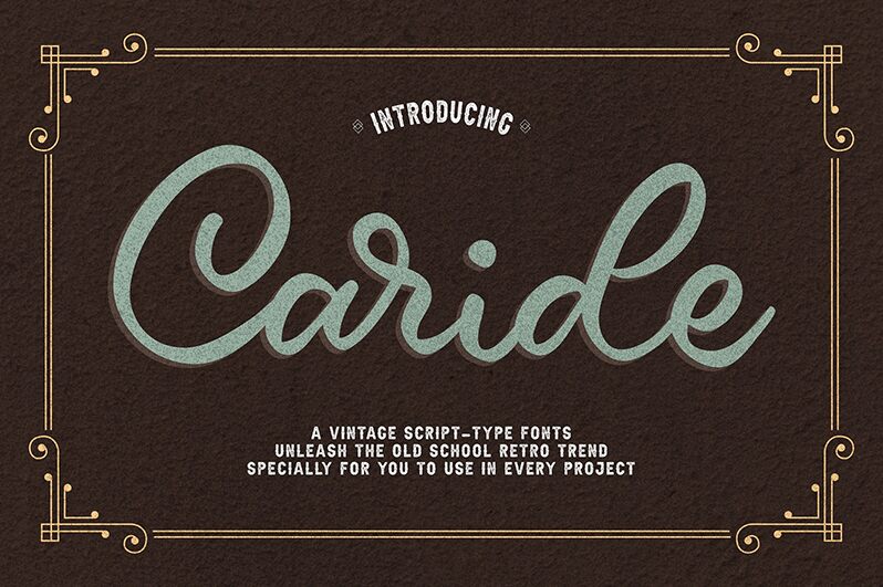 Caride Script Schriftart