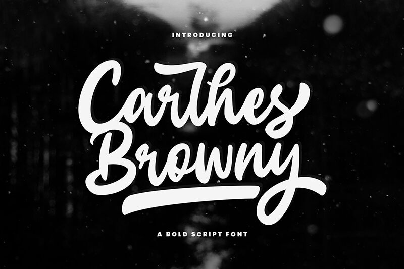 Carlhes Browny Czcionka