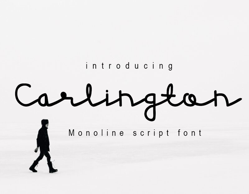 Carlington Шрифт