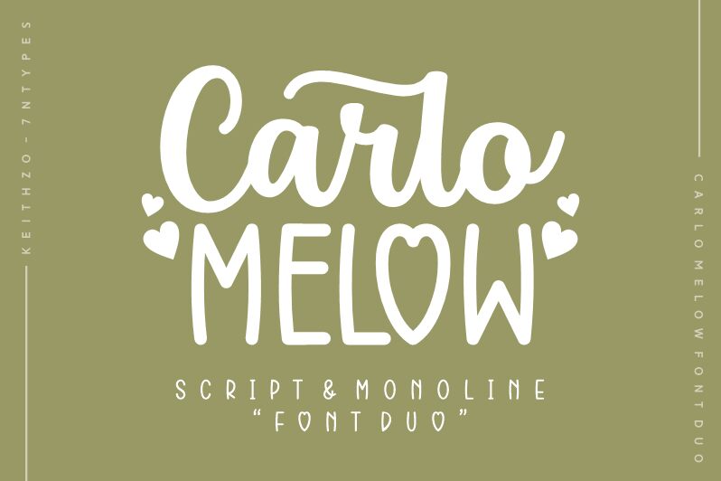 Carlo Melow Schriftart