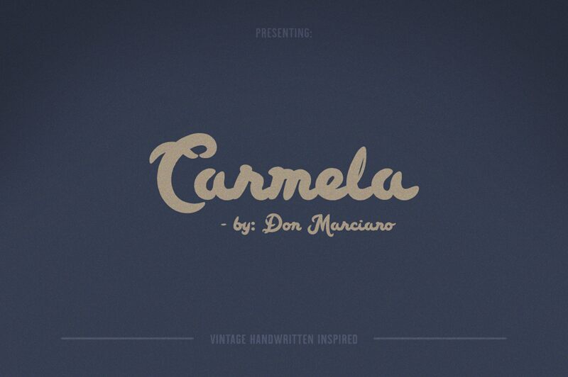 Carmela Script Schriftart