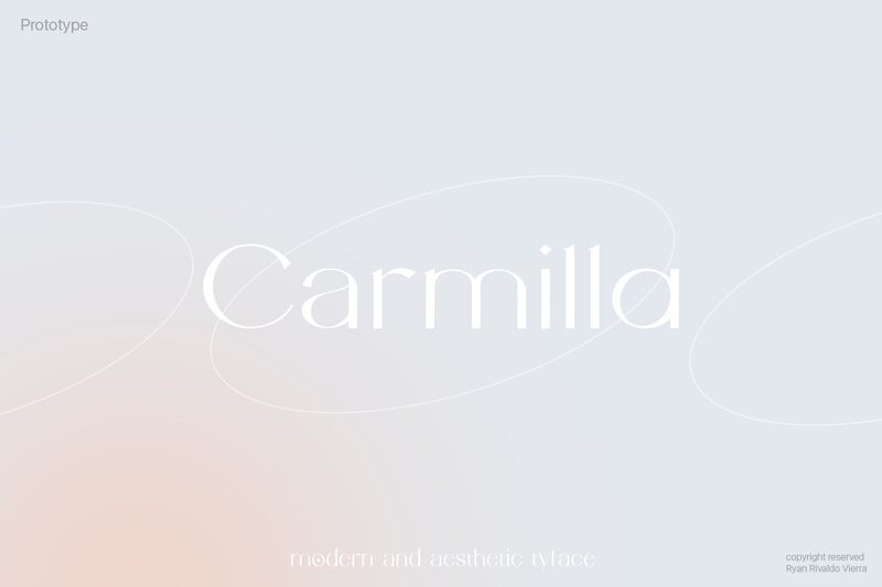 Carmilla Schriftart