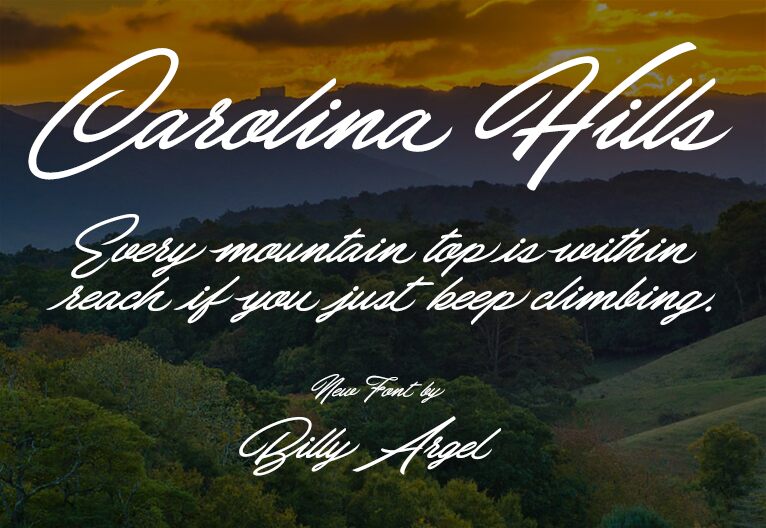 Carolina Hills Schriftart