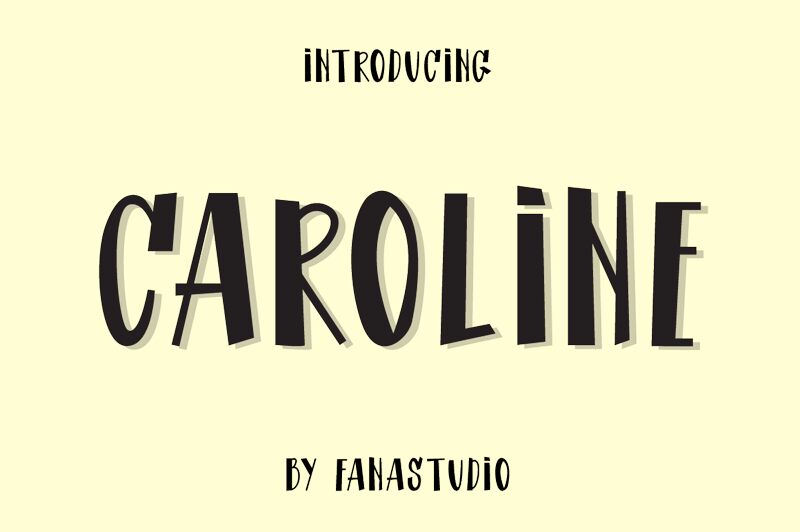CAROLINE Schriftart