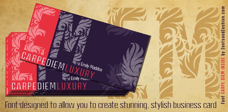 CARPE DIEM Schriftart