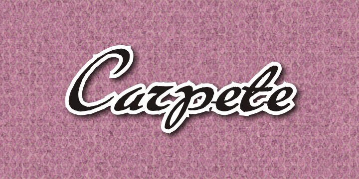 Carpete Schriftart