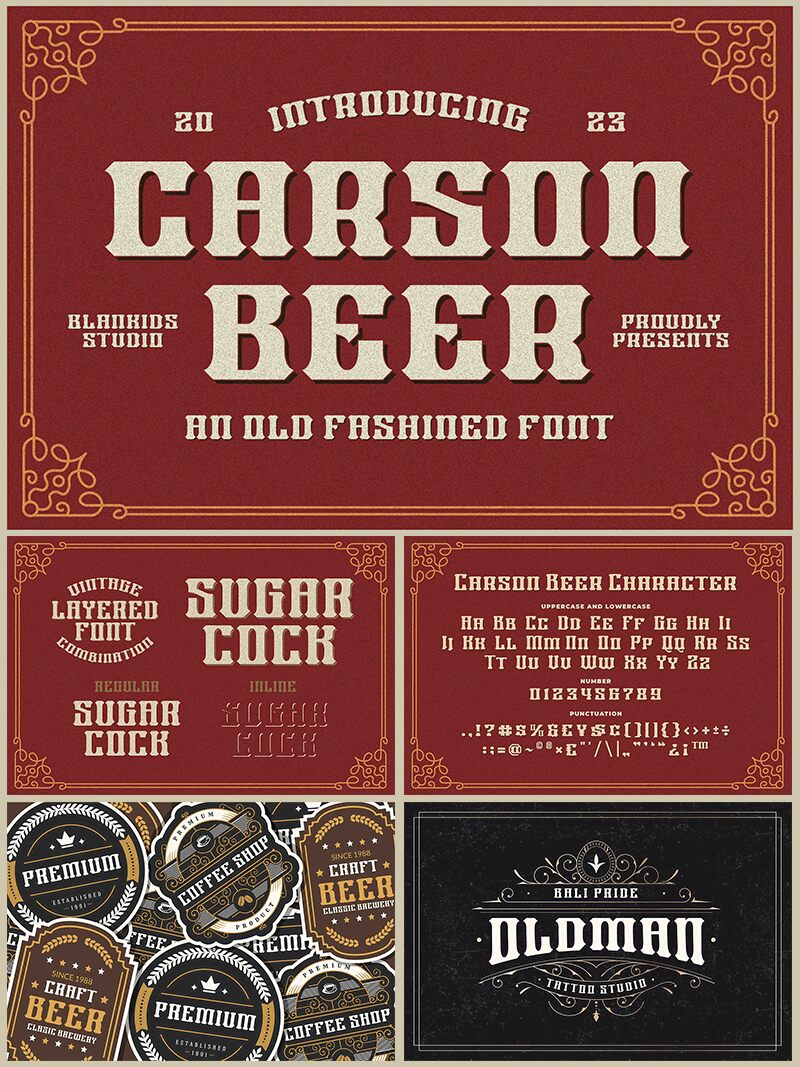 Carson Beer Schriftart