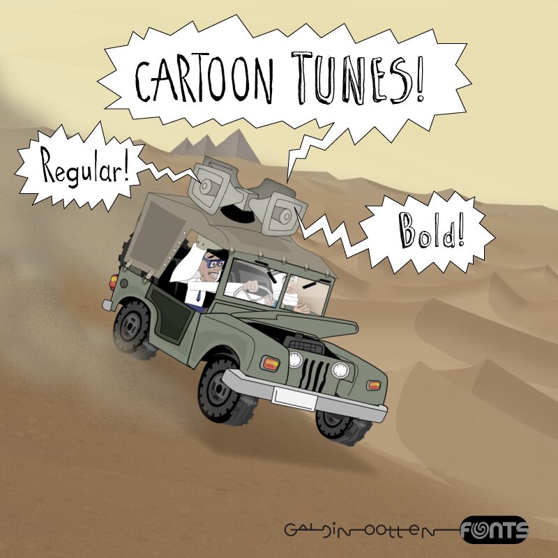 Cartoon  Tunes Font