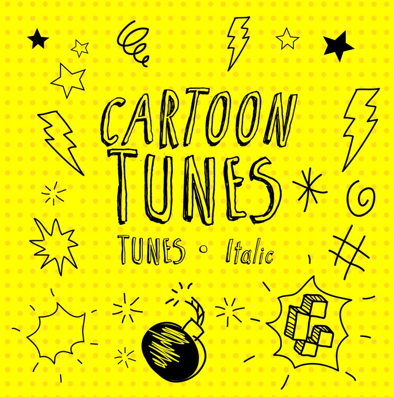 Cartoon Tunes Schriftart