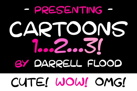 Cartoons 123 字体
