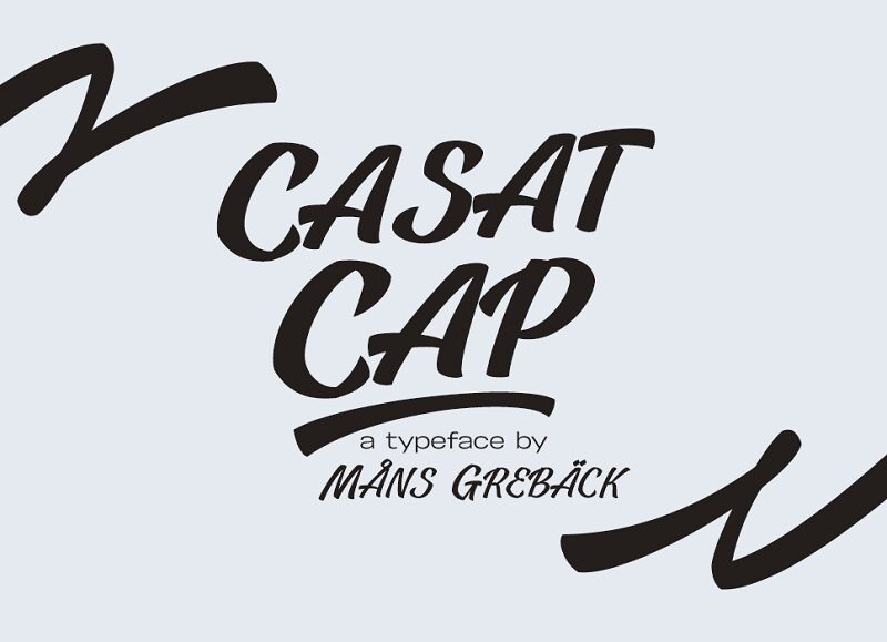 Casat Cap Thin PERSONAL USE Schriftart