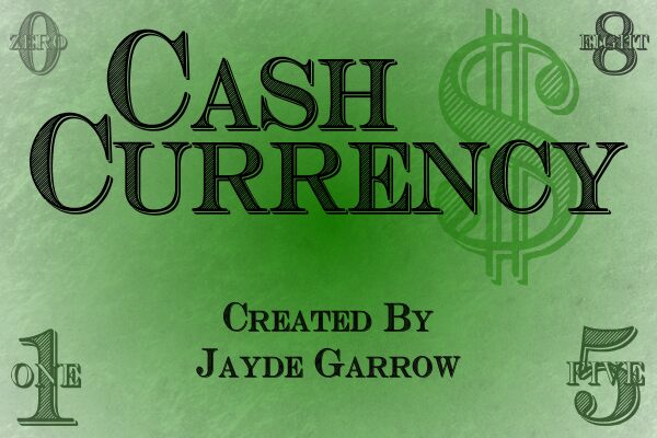 Cash Currency Schriftart