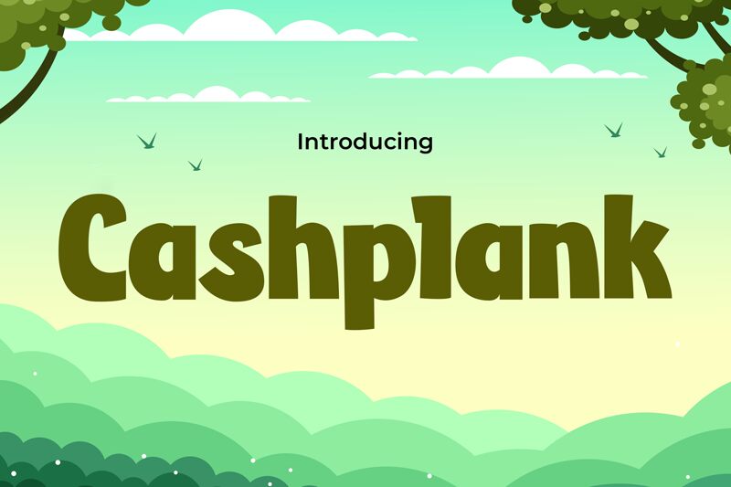 Cashplank Шрифт