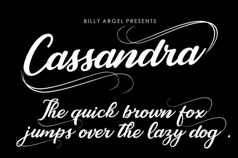 Cassandra Шрифт