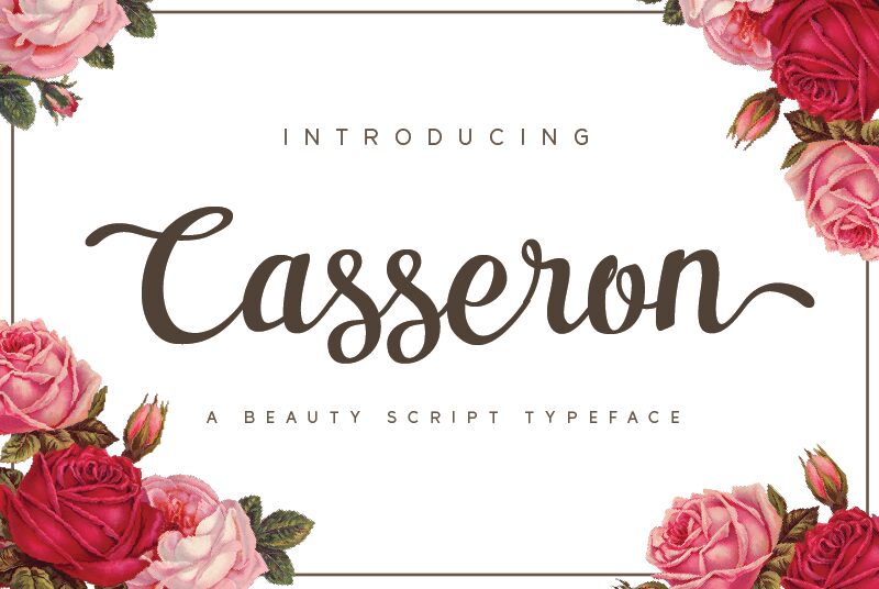Casseron Script Czcionka