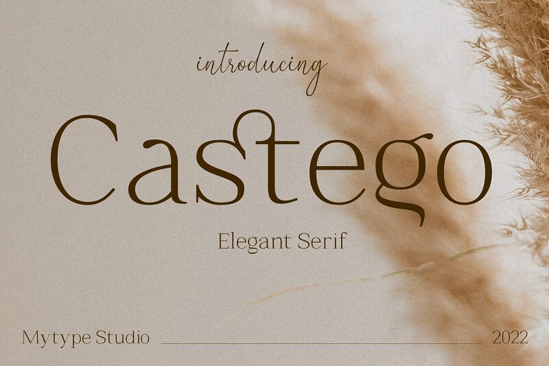 Castego Schriftart