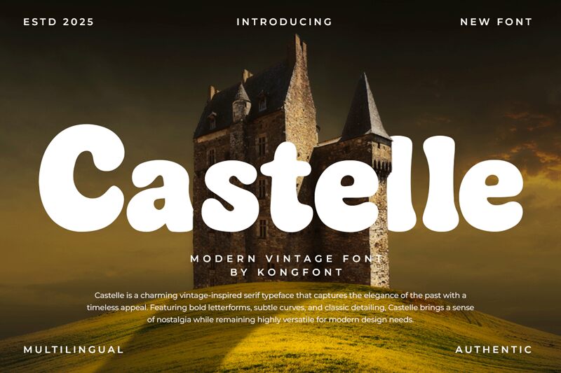 Castelle — Презентация шрифта