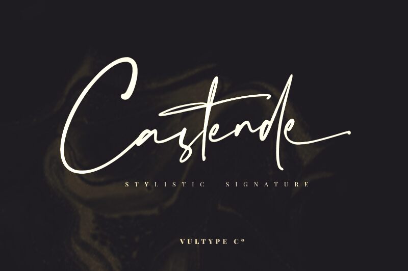 Castende Schriftart