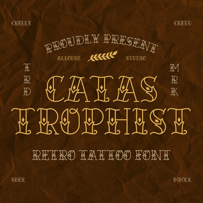 Catastrophist Czcionka