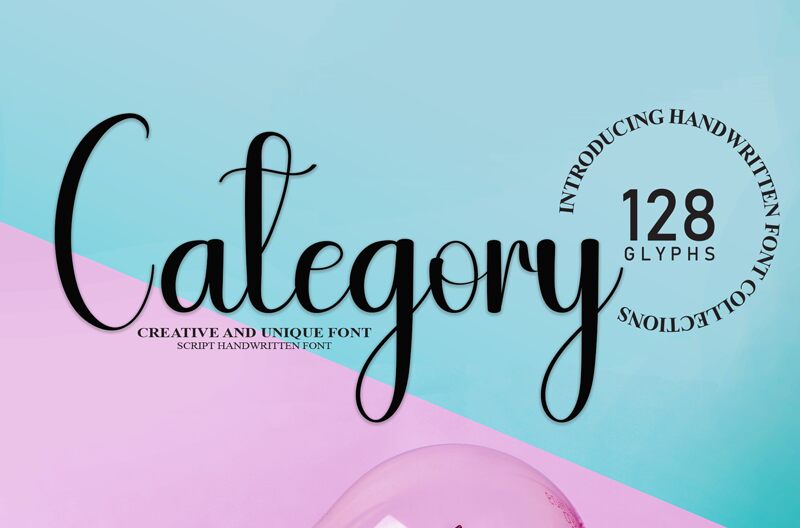 Category フォント