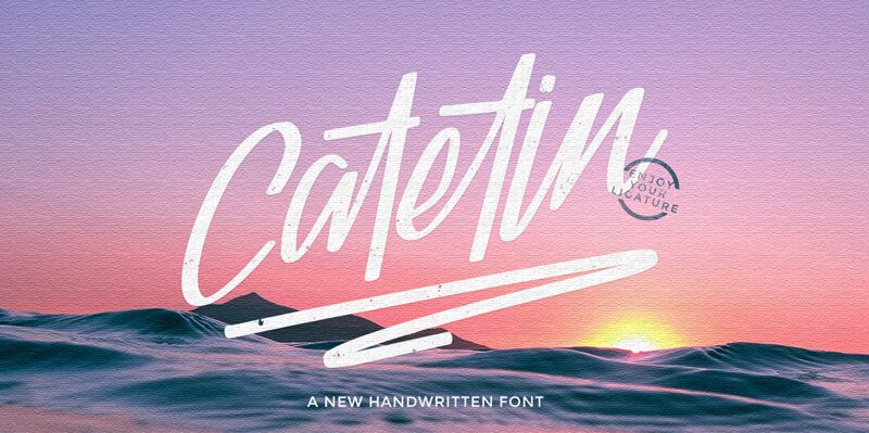 Catetin Schriftart