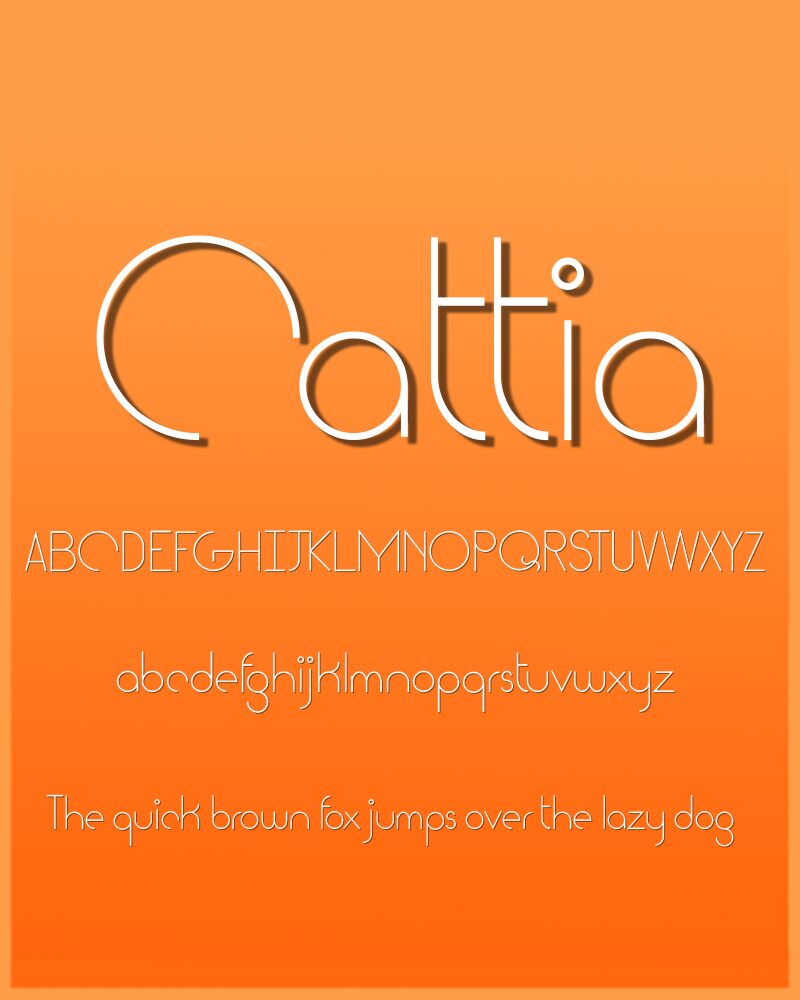 Cattia Schriftart