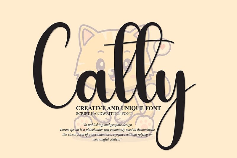 Catty Schriftart