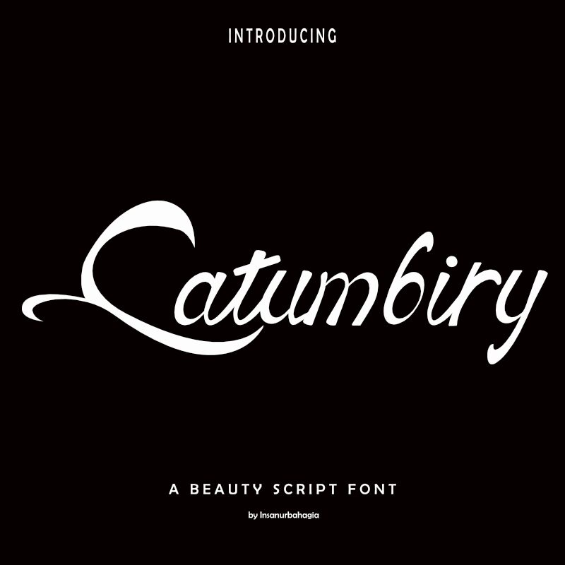 Catumbiry フォント