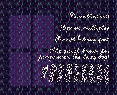 Cavalhatriz Czcionka