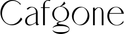 Cafgone Regular