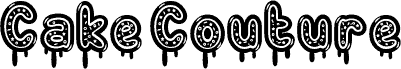 Cake Couture Six Schriftart