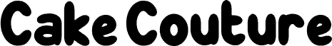 Cake Couture Schriftart
