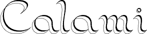 Calami Regular font