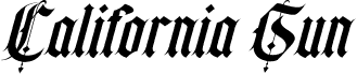 Aperçu de la police California sun Italic