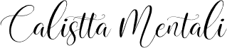Calistta Mentali Italic