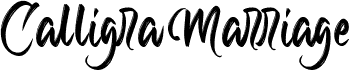 Calligra Marriage  Regular