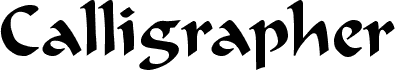 Calligrapher Regular