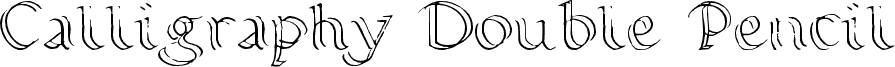 Calligraphy Double Pencil