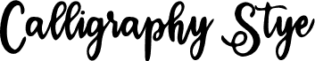 CalligraphyStye