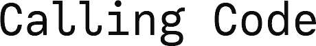 Calling Code Regular