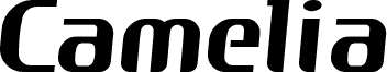Preview of the Cameliaregular font