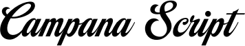 Campana Script PERSONAL USE Regular