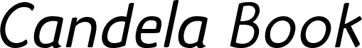 Candela-Book-Italic