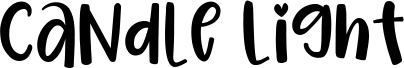 Preview of the Candle Light font